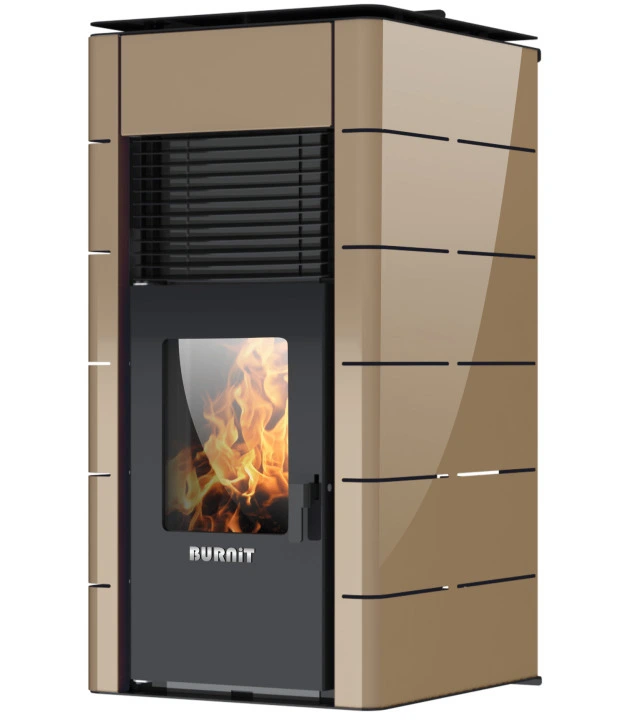Pelletkachel BURNiT Concept CV 25 kW Cappuccino