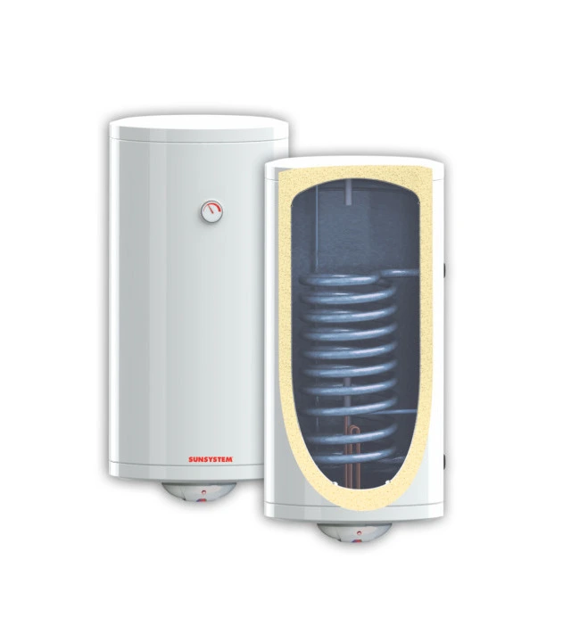 Boiler SUNSYSTEM EU4 BB NL2 150 V/S1 3KW – met één spiraal. Wandmontage