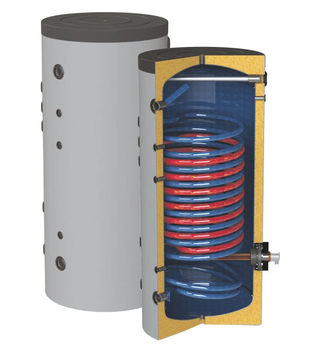 De indirecte boilers uit de SON-serie van Sunsystem zijn betrouwbare en efficiënte oplossingen voor verwarmings- en warmwatervoorzieningssystemen. De tanks van 200, 300 en 500 liter zijn uitgerust met twee warmtewisselaars en zorgen voor een snelle verwarm De indirecte boilers uit de SON-serie van Sunsystem zijn betrouwbare en efficiënte oplossingen voor verwarmings- en warmwatervoorzieningssystemen. De tanks van 200, 300 en 500 liter zijn uitgerust met twee warmtewisselaars en zorgen voor een snelle verwarm