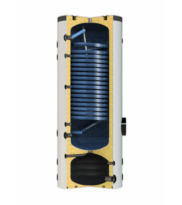De hybride ketel met buffervat is ideaal voor gebruik met warmtepompen en zorgt voor efficiënte warmteopslag en -distributie. De hybride ketel met buffervat is ideaal voor gebruik met warmtepompen en zorgt voor efficiënte warmteopslag en -distributie.