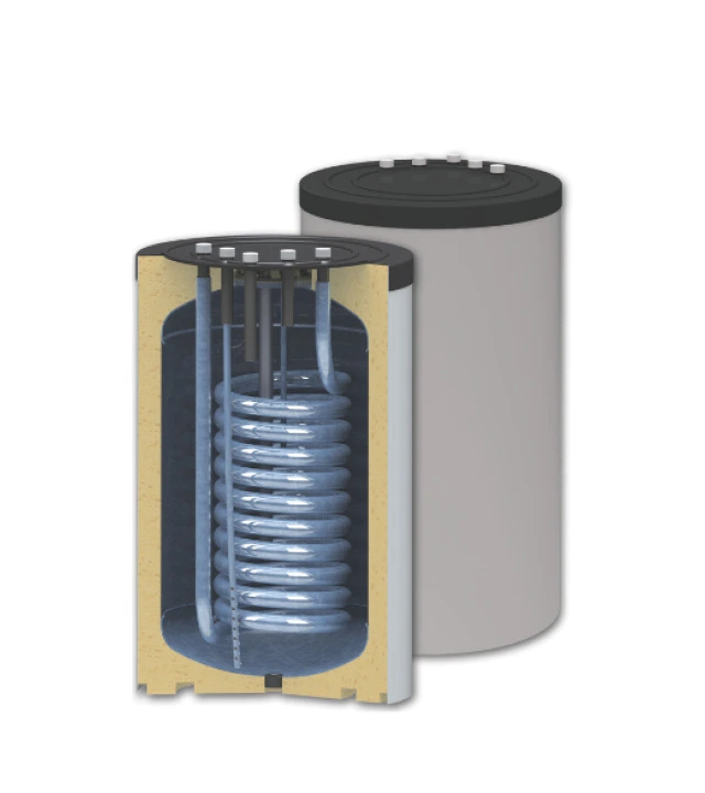 Boiler SUNSYSTEM SWUP SLIM EXT -150L voor thermopompsystemen